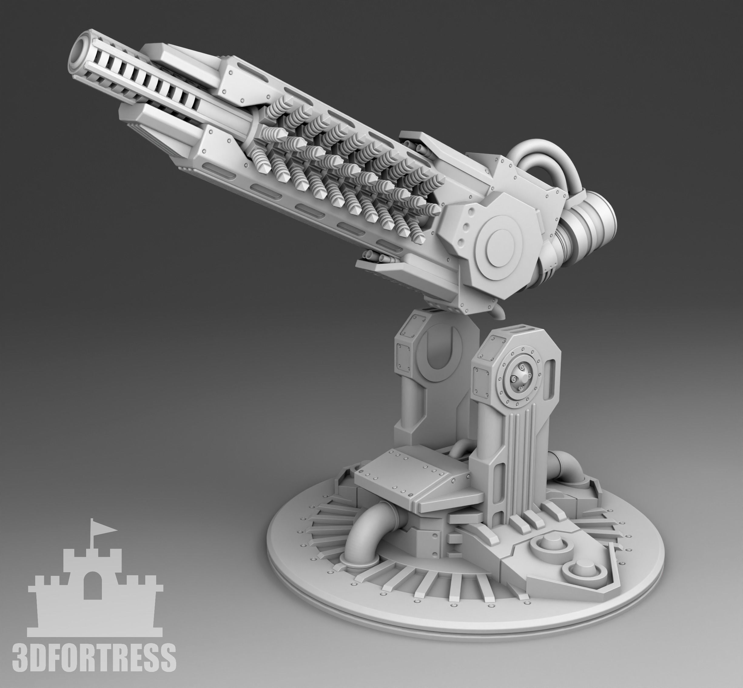 The Marsian Cannon1 3D print model_3