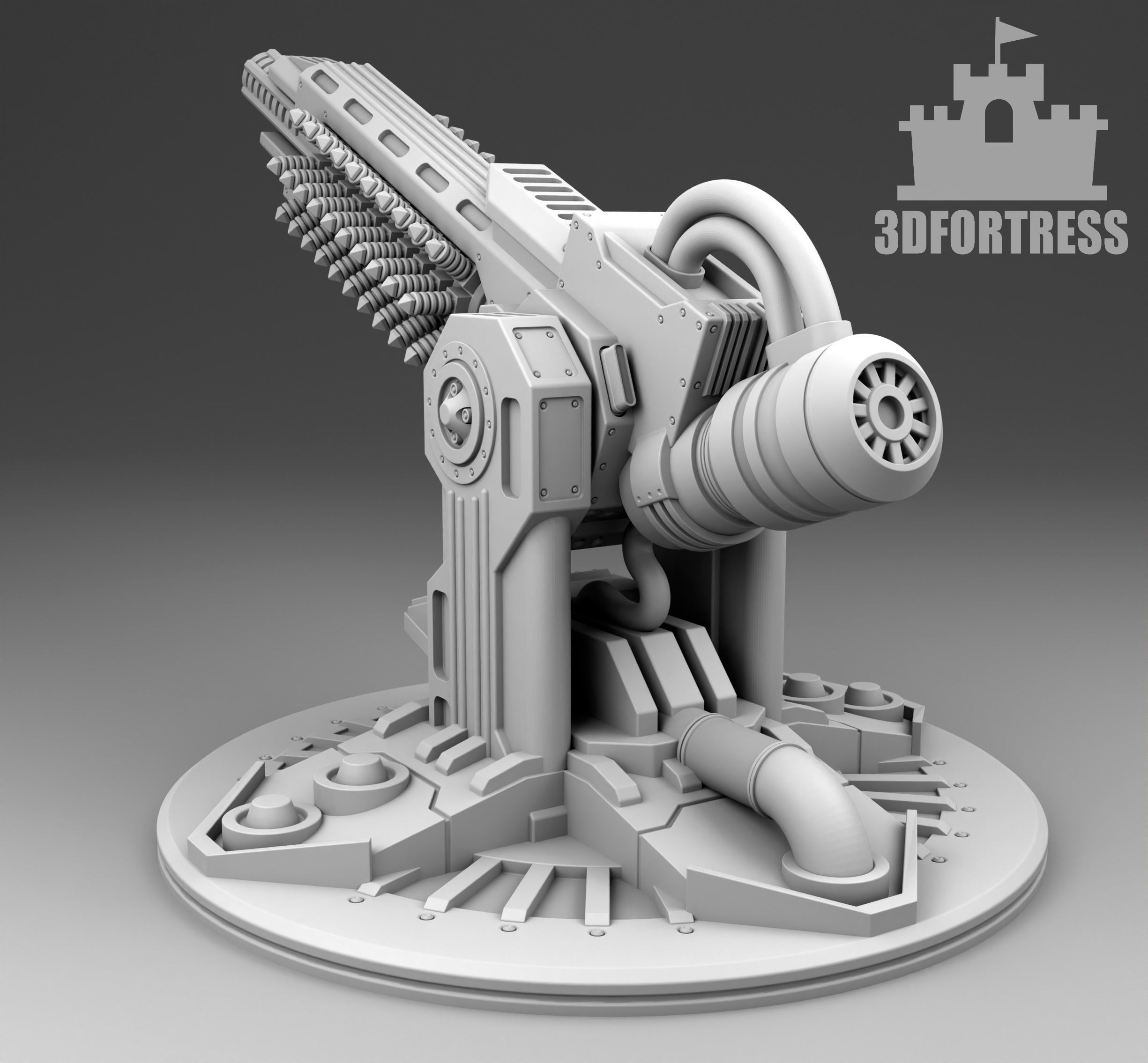 The Marsian Cannon1 3D print model_2