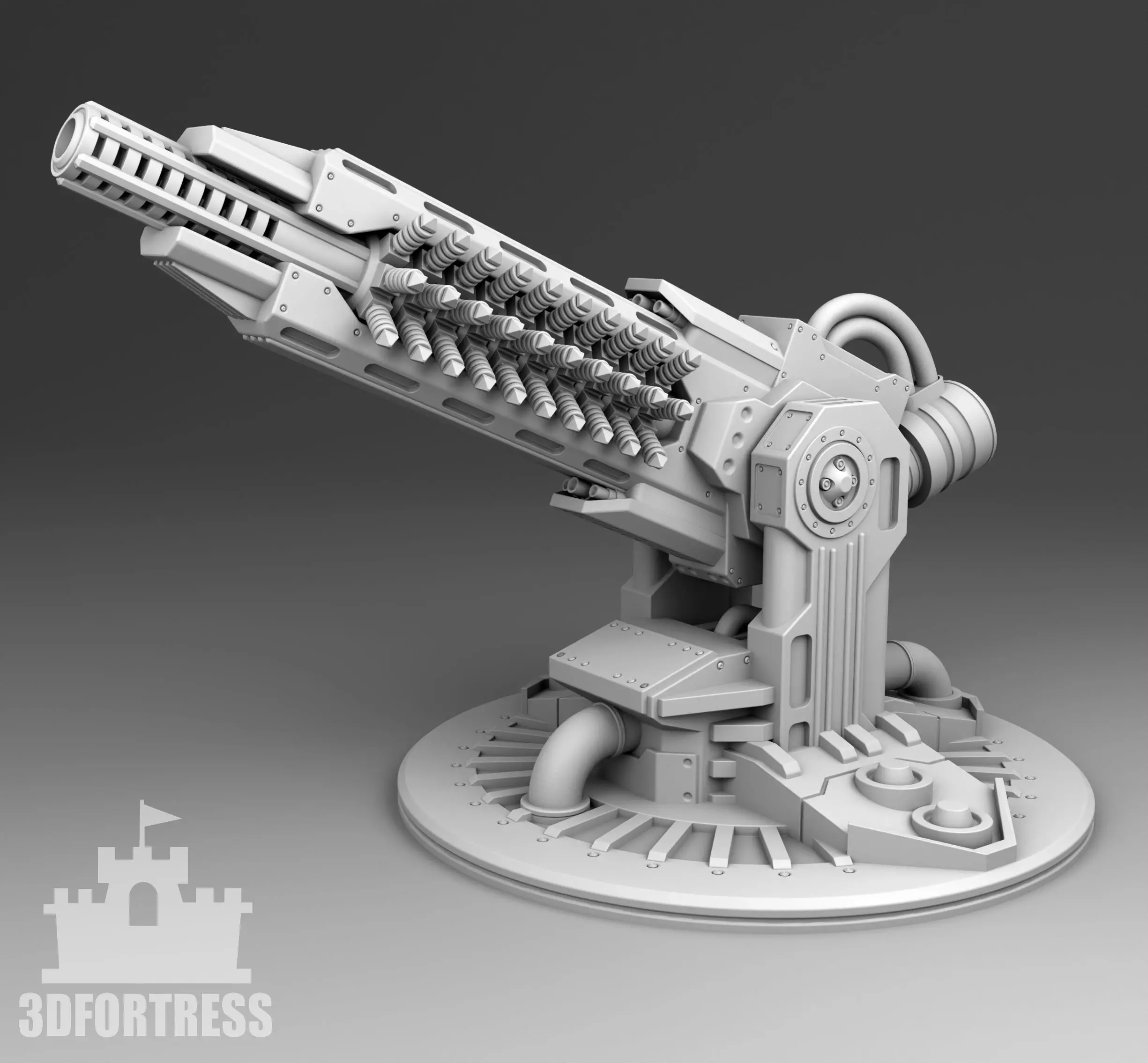 The Marsian Cannon1 3D print model_0
