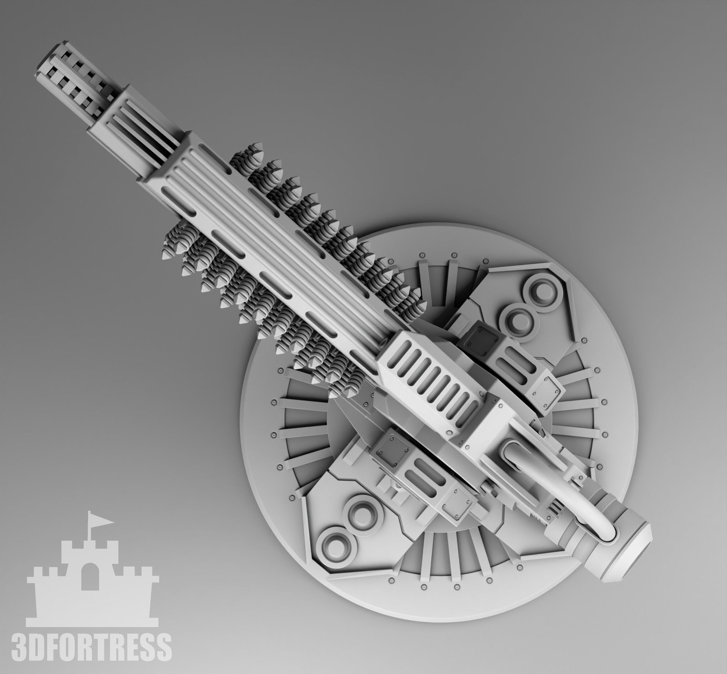 The Marsian Cannon1 3D print model_1