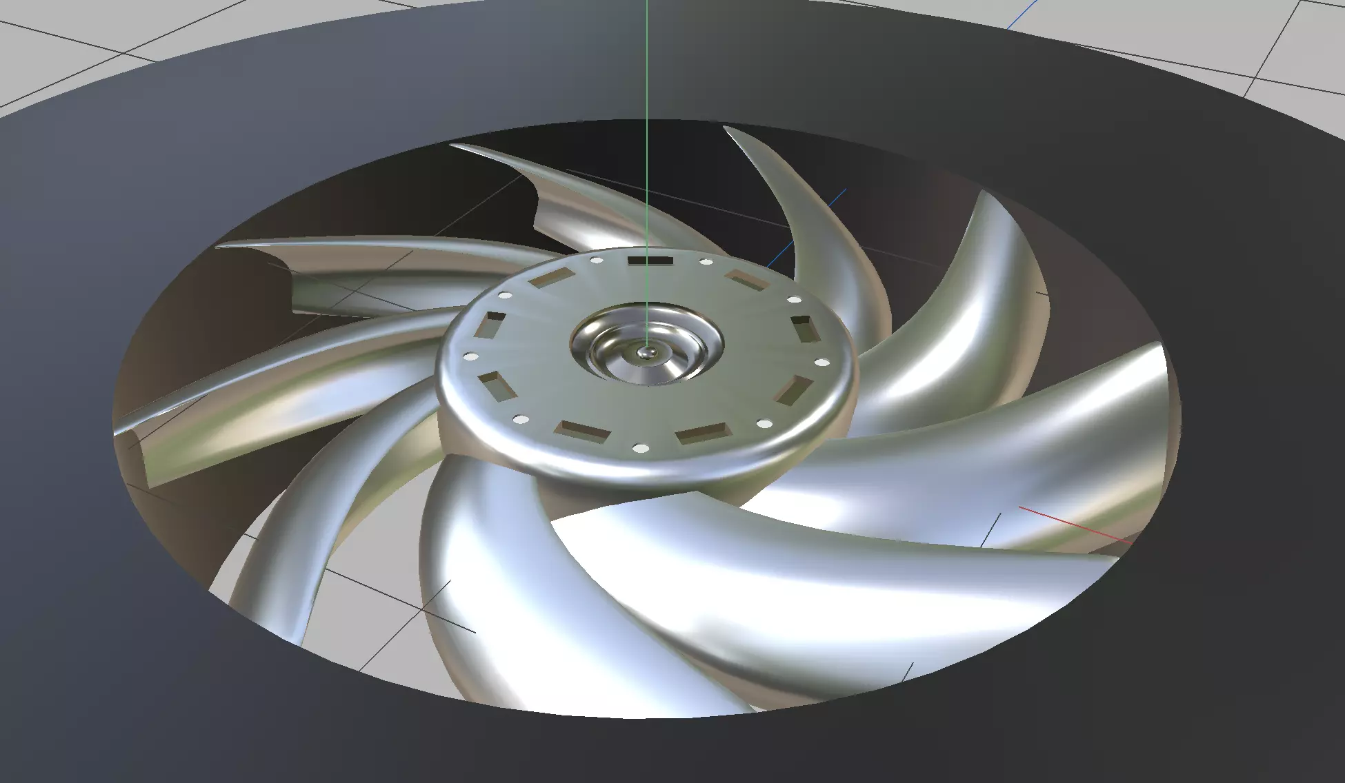 Computer ventilator 3D model_0