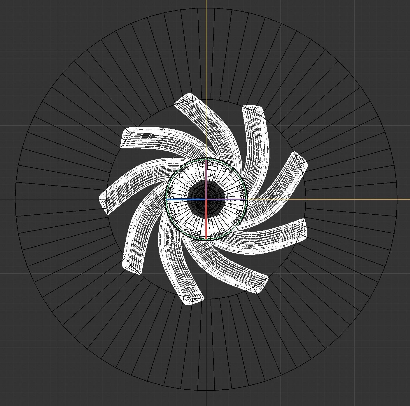 Computer ventilator 3D model_2