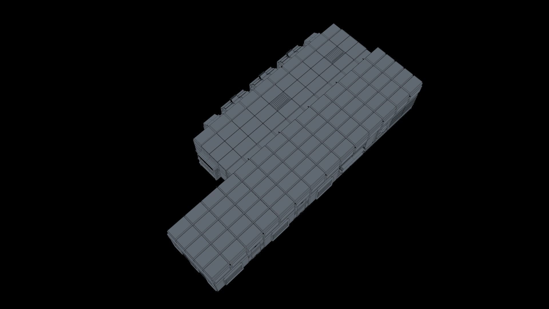 Sci Fi Room Interior 3D model_17