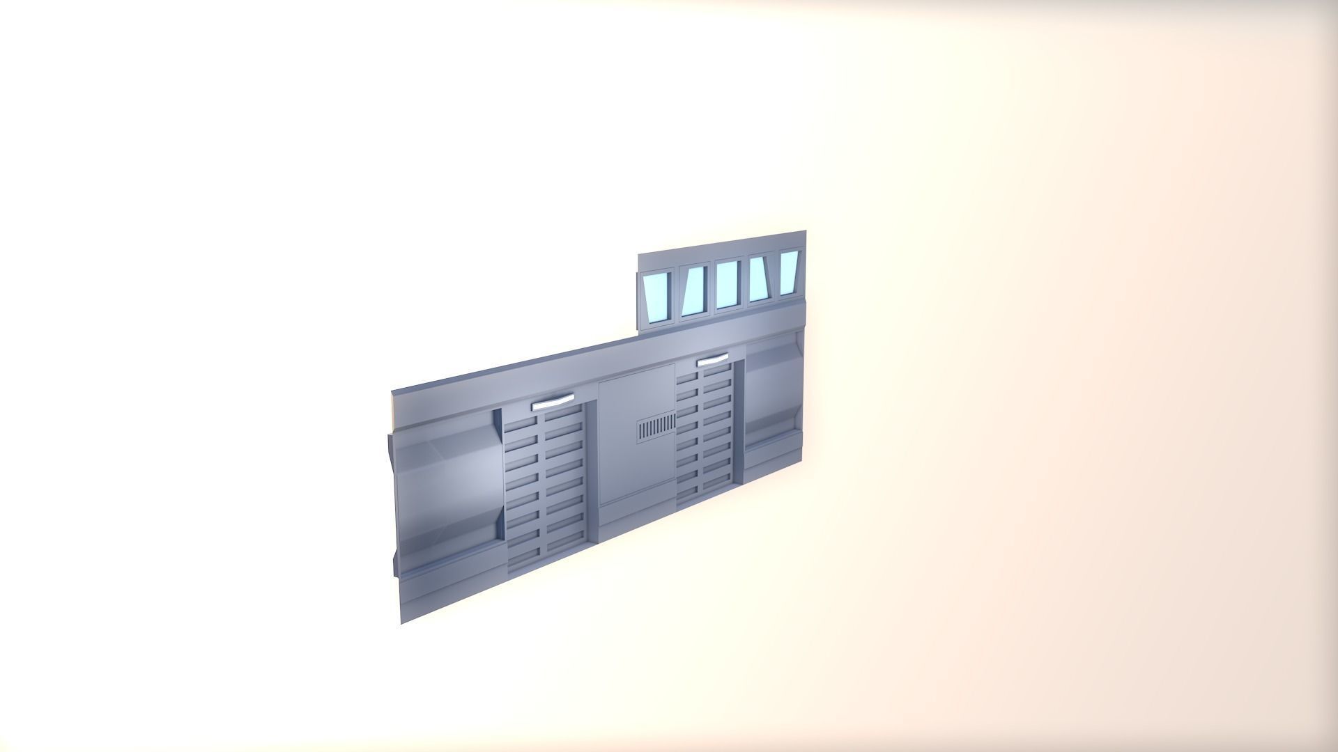 Sci Fi Room Interior 3D model_11