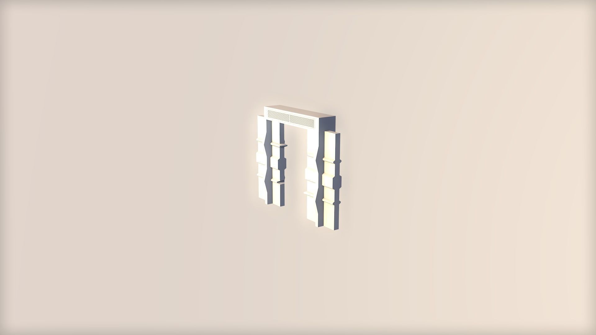 Sci Fi Room Interior 3D model_12