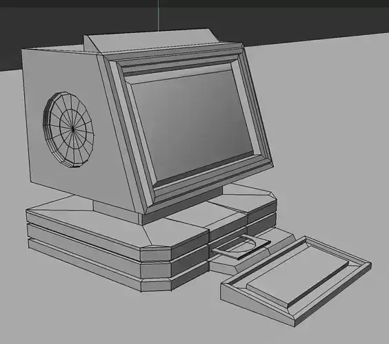 Low poly computer