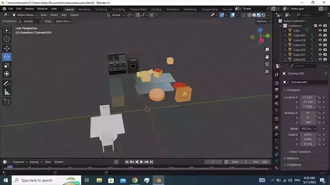 Resturant kitchen pack