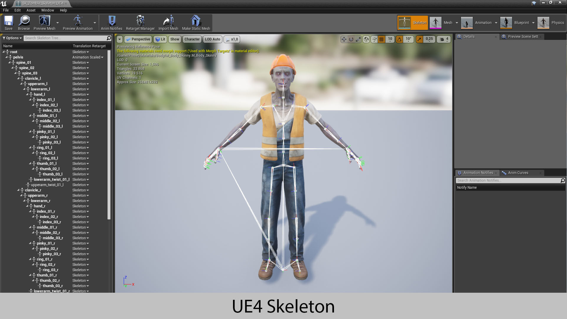 Zombie Builder Low-poly 3D model_4