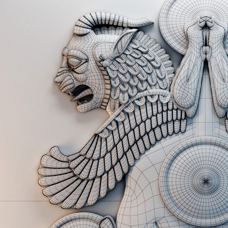 3D model Griffin Achaemenid 3D model_4
