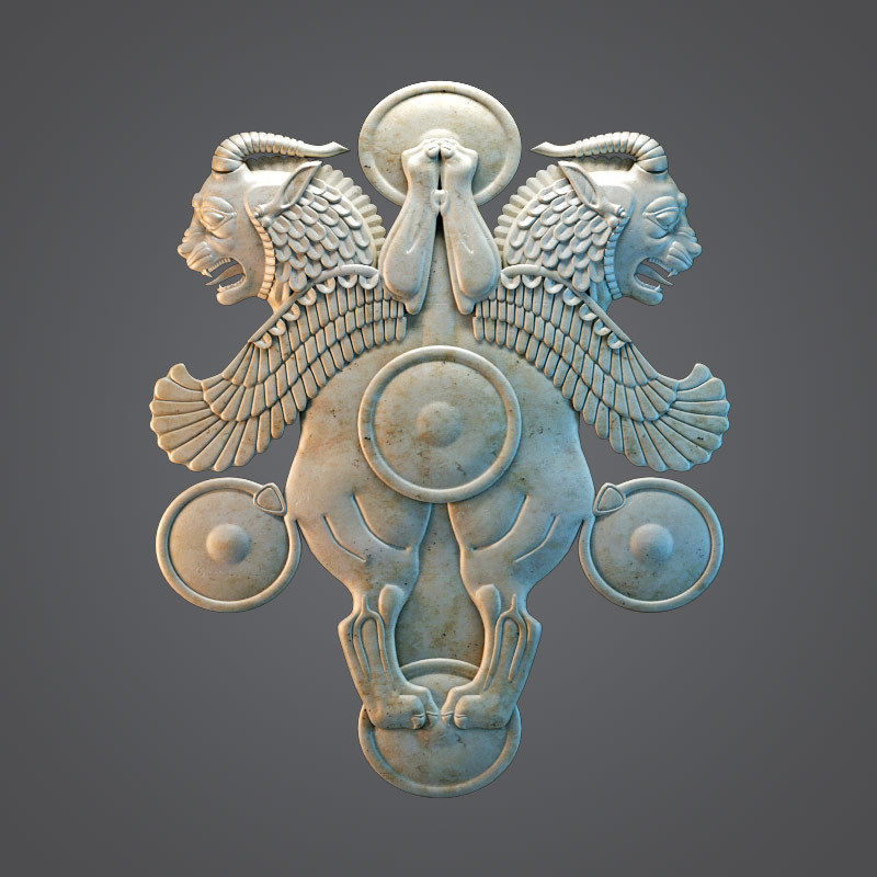 3D model Griffin Achaemenid 3D model_2