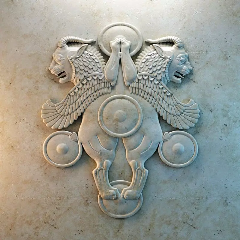 3D model Griffin Achaemenid 3D model_0