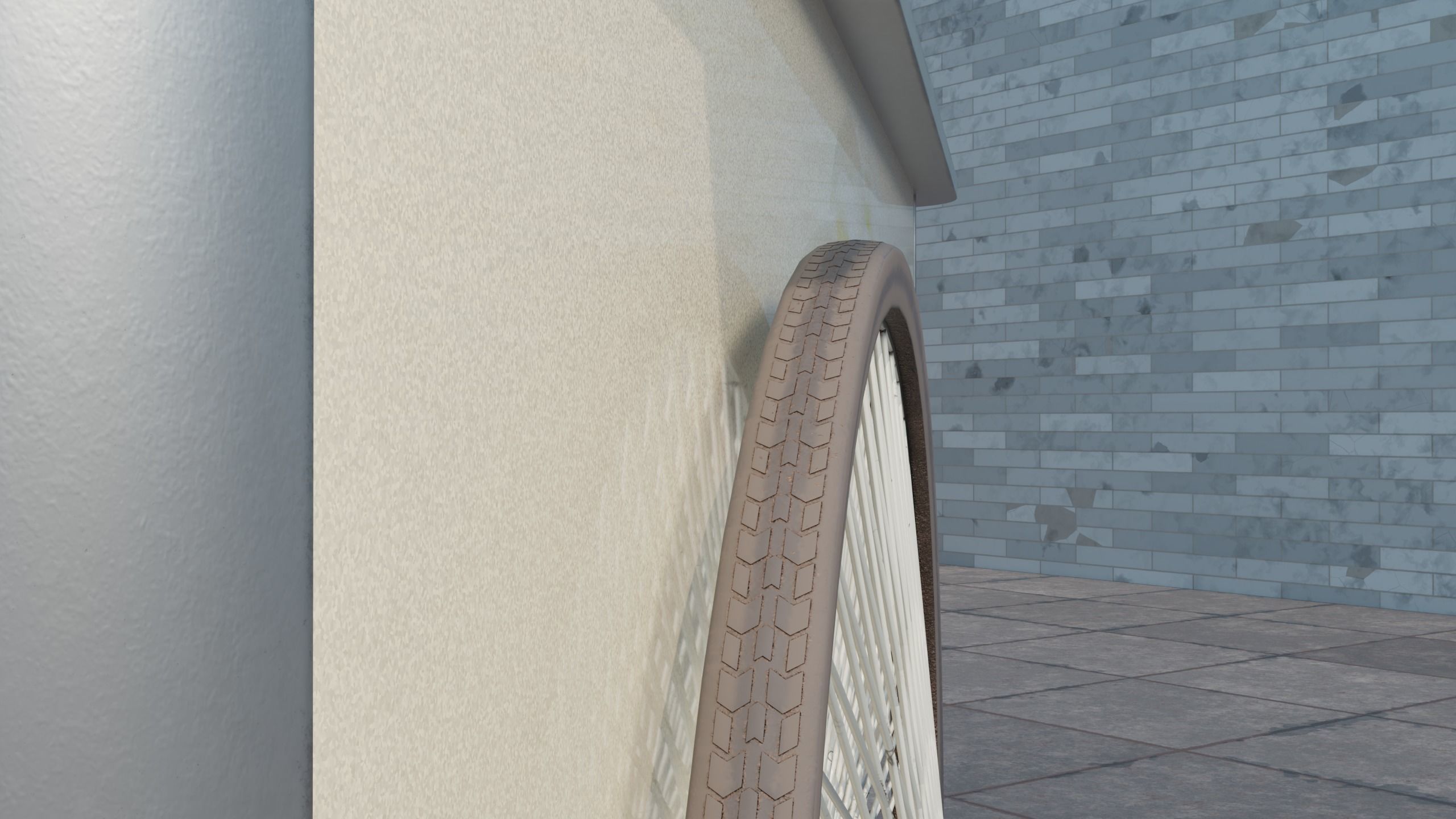 Icecreamcart Low-poly 3D model_3