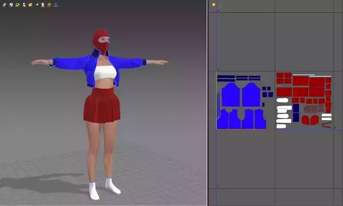 Outfit for a girl in streetwear Marveolus designer 