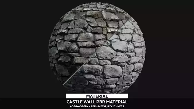 Mevieval Castle Wall Material - PBR
