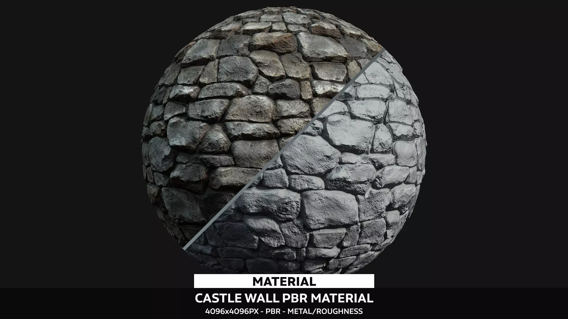Mevieval Castle Wall Material - PBR Texture