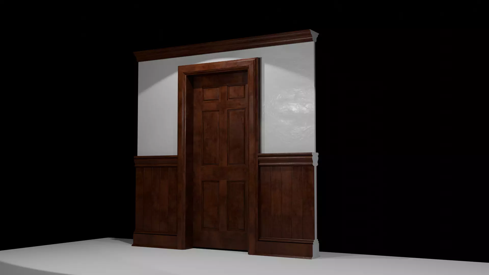 Classic Modular Low-poly 3D model