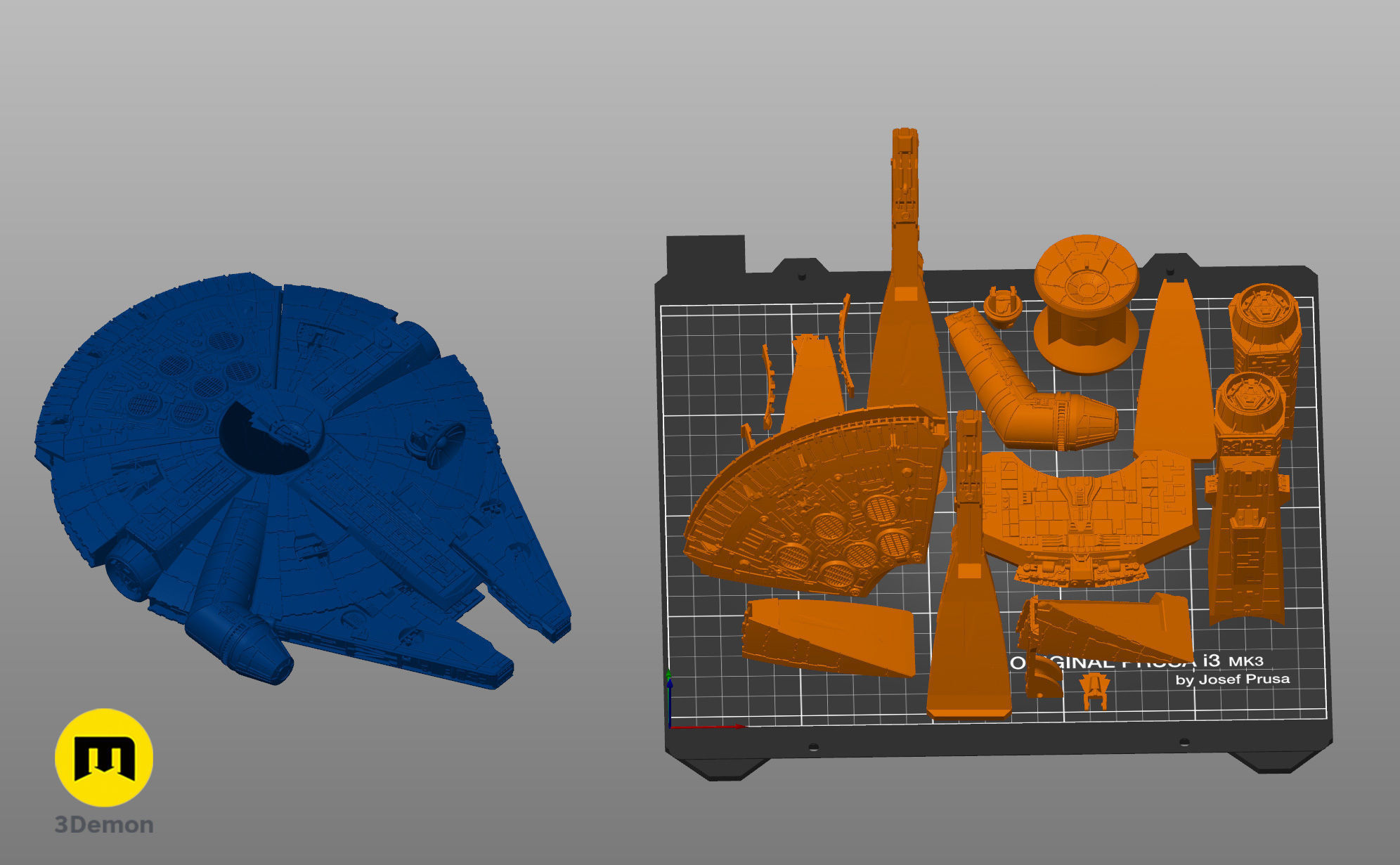 YT-1300 light freighter 3D print model_5