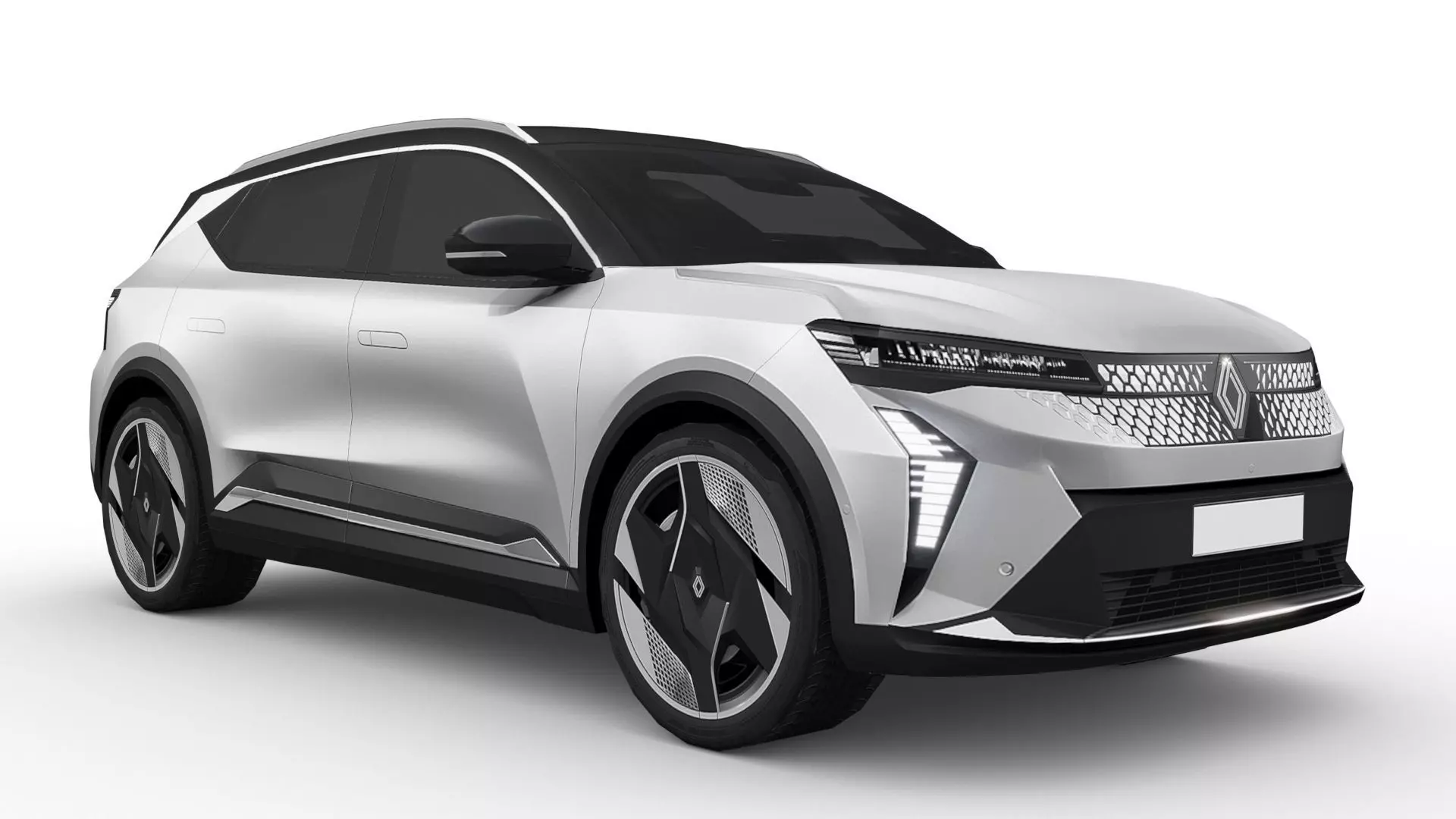 Renault Scenic E-Tech 2024 Low-poly 3D model
