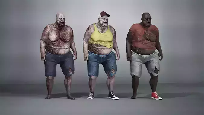 Fat Zombie Summer Clothes