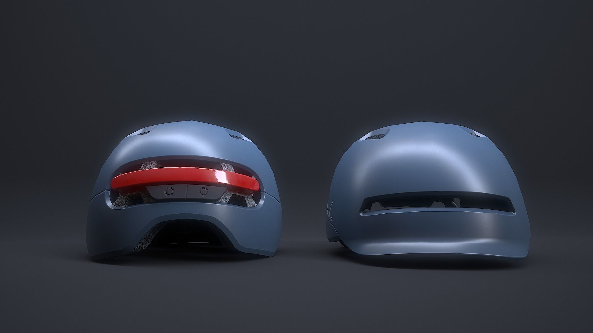 scooter helmet Livall C20 Low-poly 3D model_1