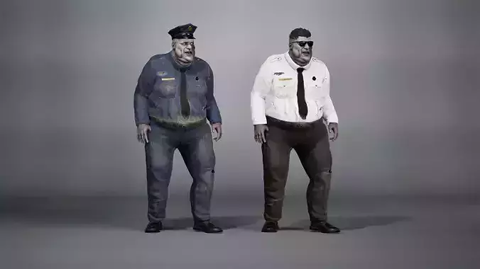 Fat Policeman Zombie