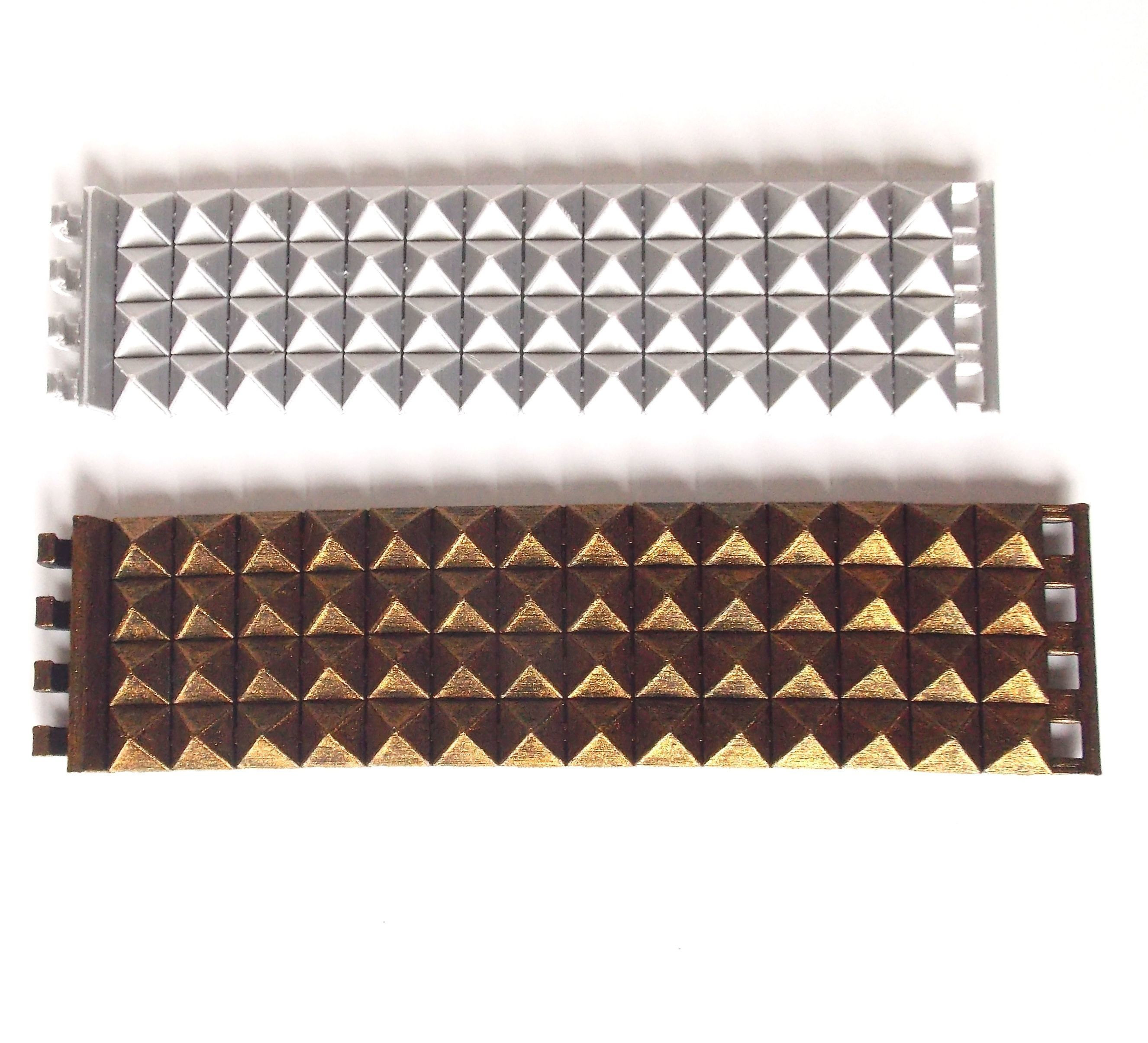 SPIKED BRACELET 3D print model_8