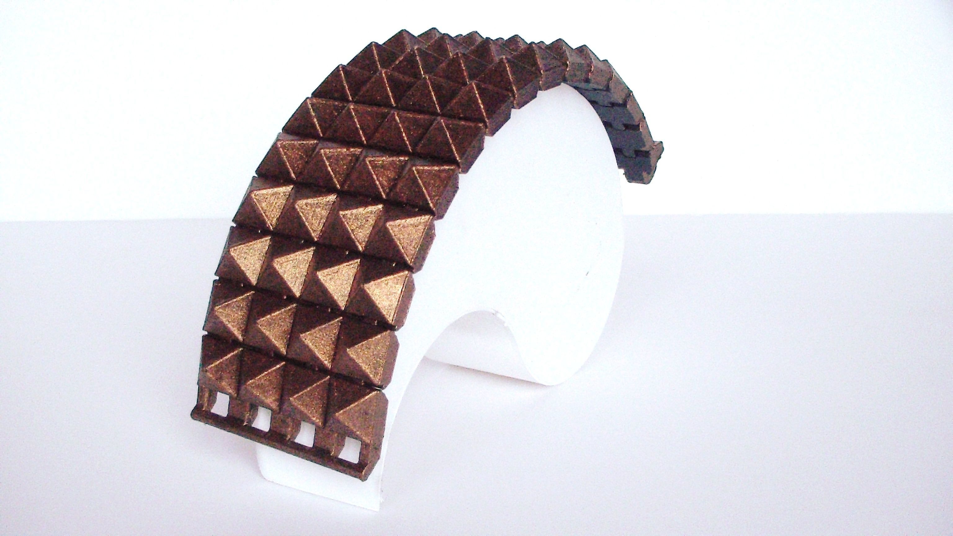 SPIKED BRACELET 3D print model_10