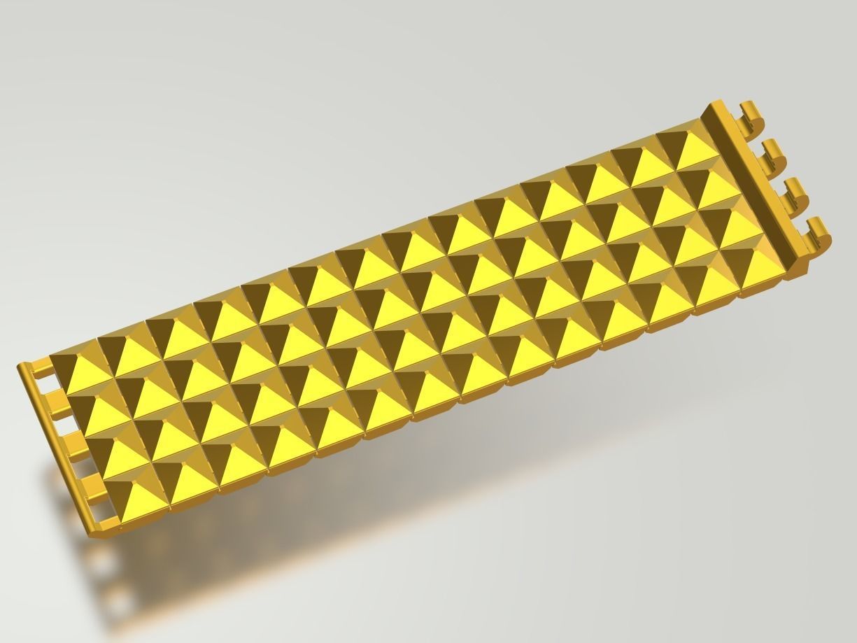 SPIKED BRACELET 3D print model_13