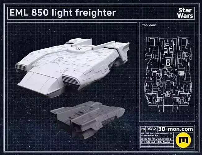 EML 850 light freighter