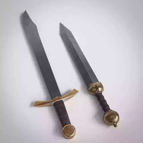 Gladius and Falchion Sword 