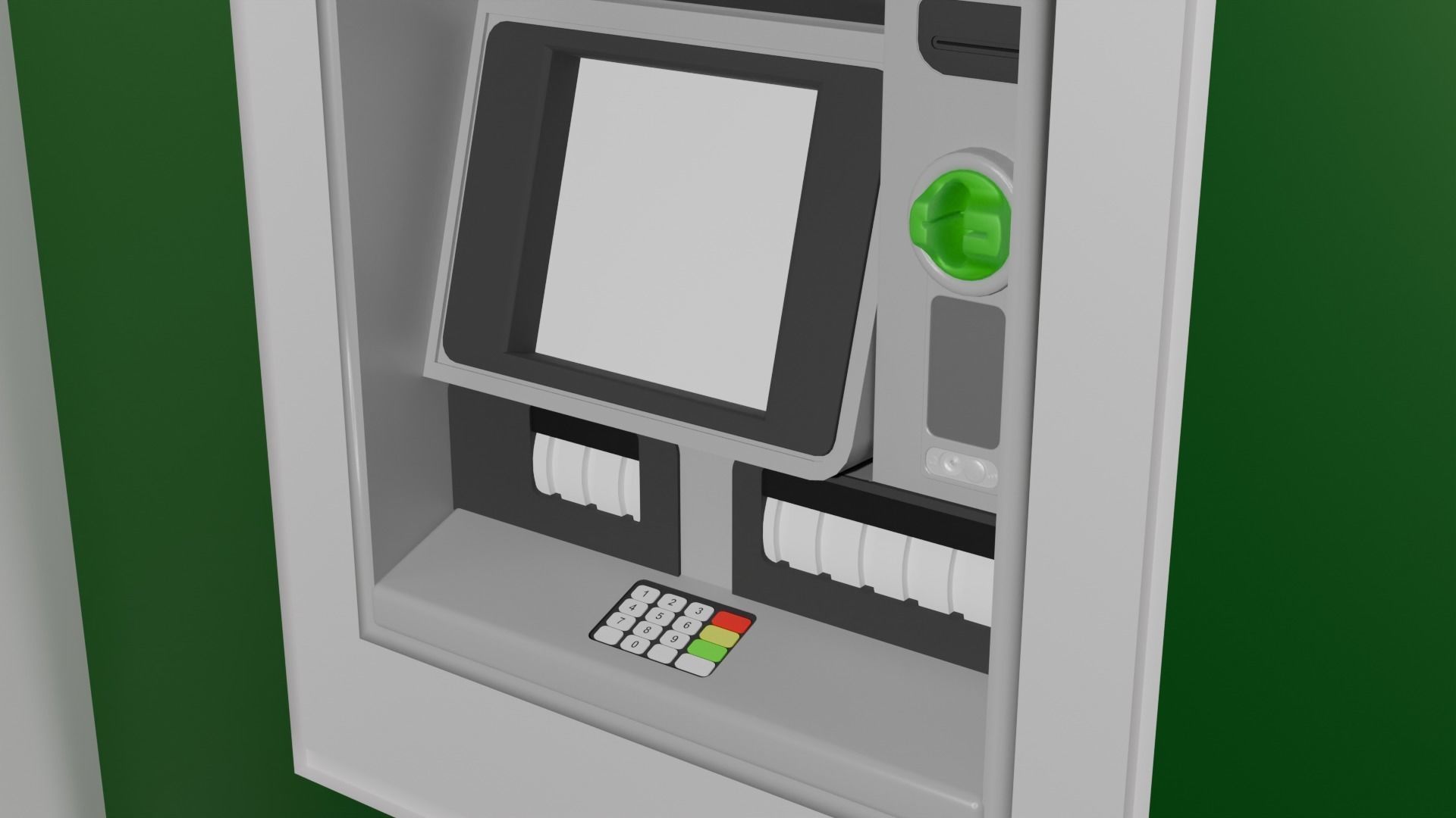 ATM Machine Version 1 Low-poly 3D model_6