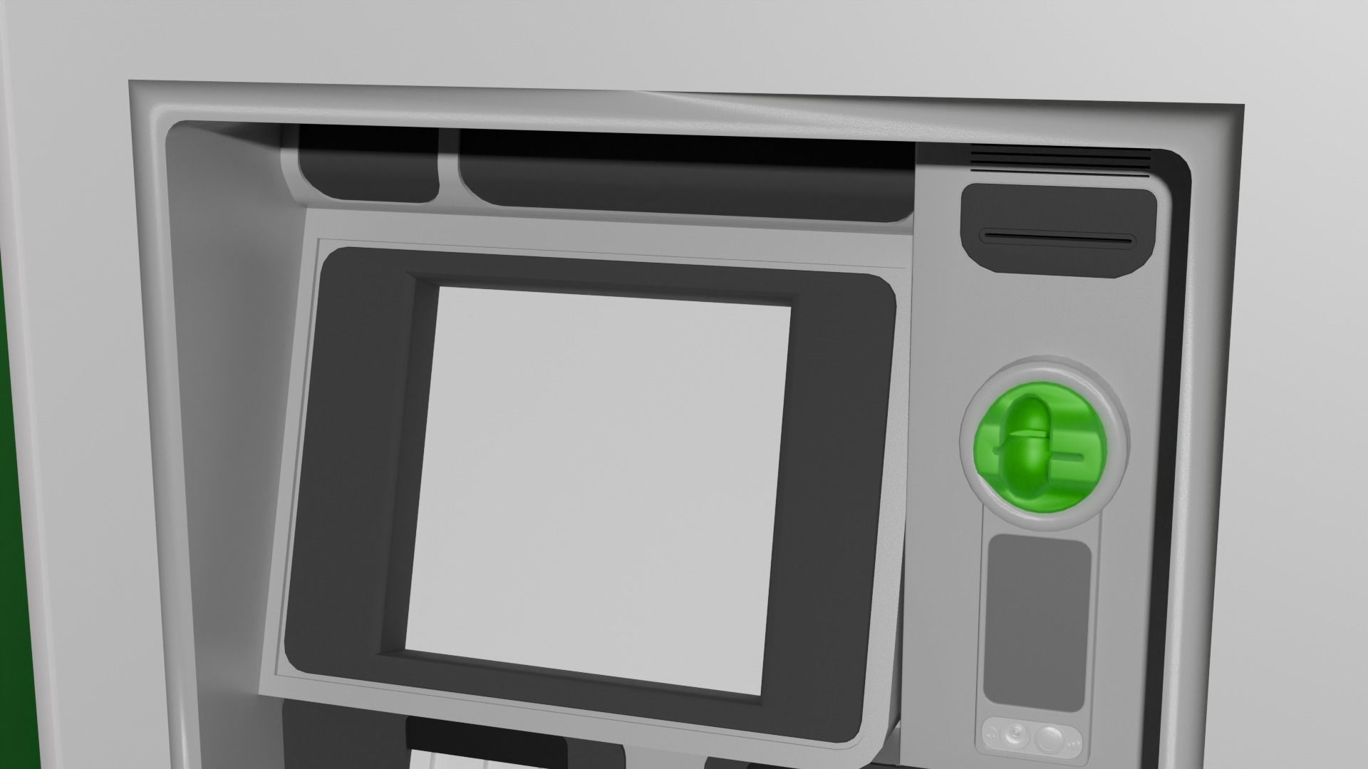 ATM Machine Version 1 Low-poly 3D model_8