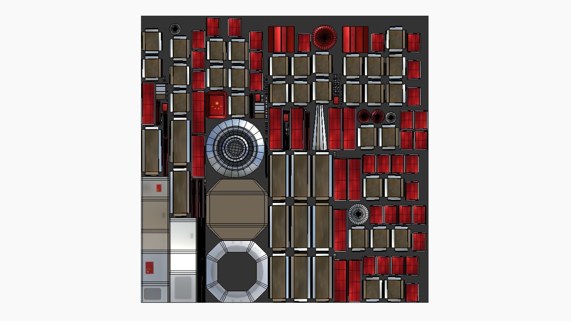 10 Satellite H Collection - SciFi Space Design _59