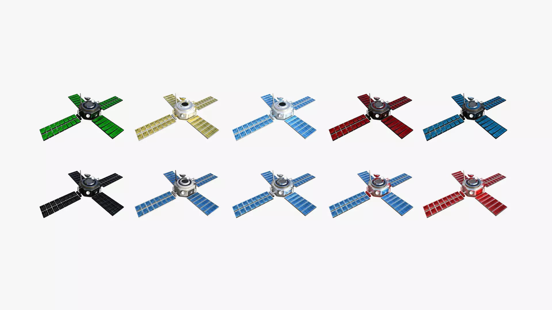 10 Satellite H Collection - SciFi Space Design _0