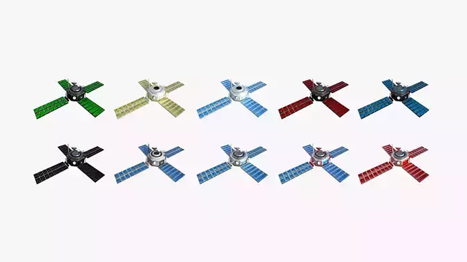 10 Satellite H Collection - SciFi Space Design 
