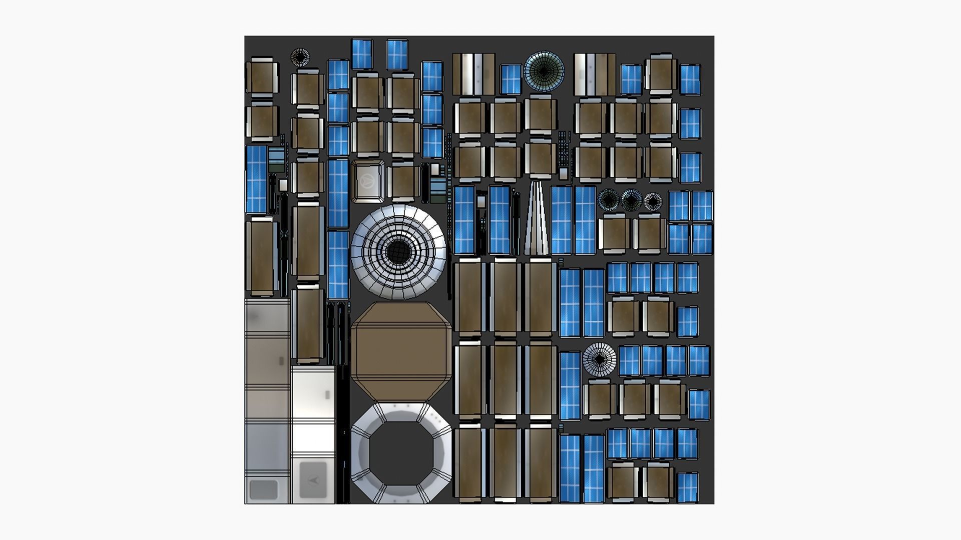 10 Satellite H Collection - SciFi Space Design _66