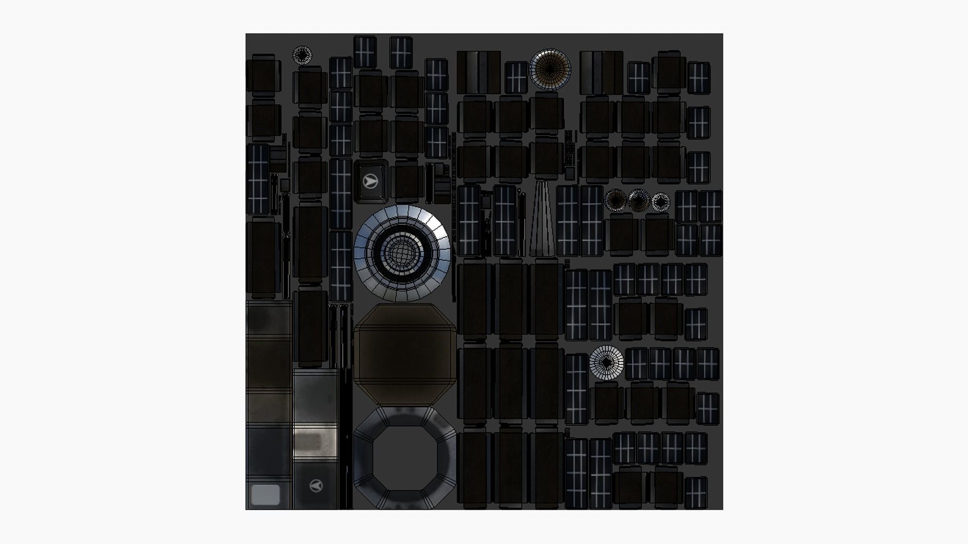 10 Satellite H Collection - SciFi Space Design _78