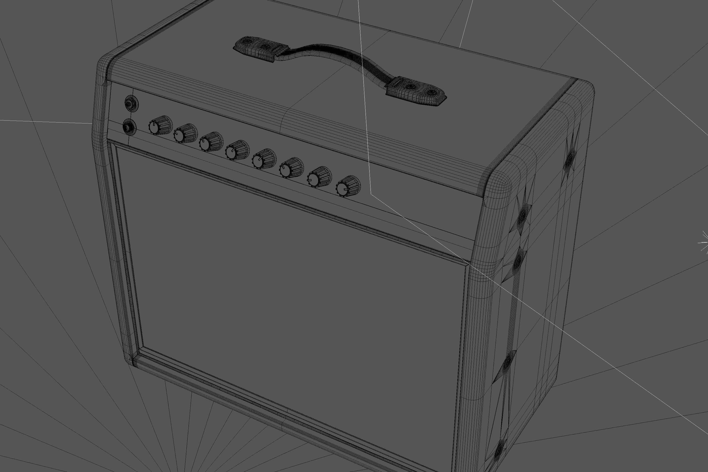 Amplifier 3D model_9