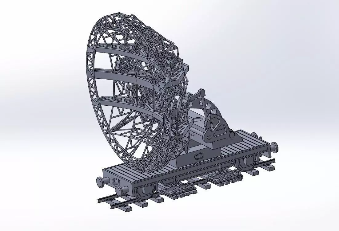 Wurzburg radar 3D print model_0
