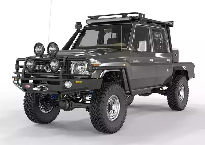 Toyota Land Cruiser Series 79 2023 Double Cab Arb Edition  3D model
