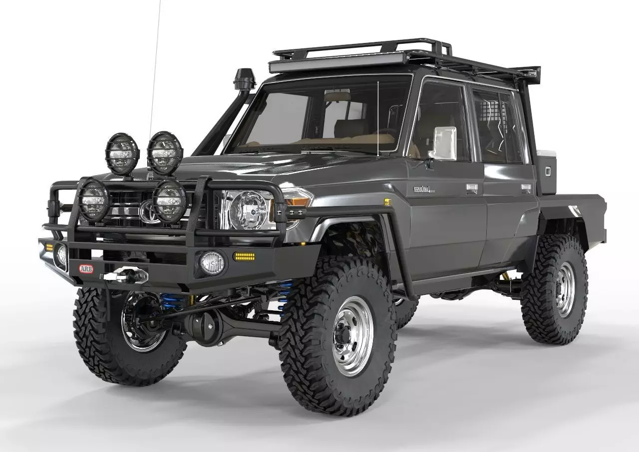 Toyota Land Cruiser Series 79 2023 Double Cab Arb Edition 3D model