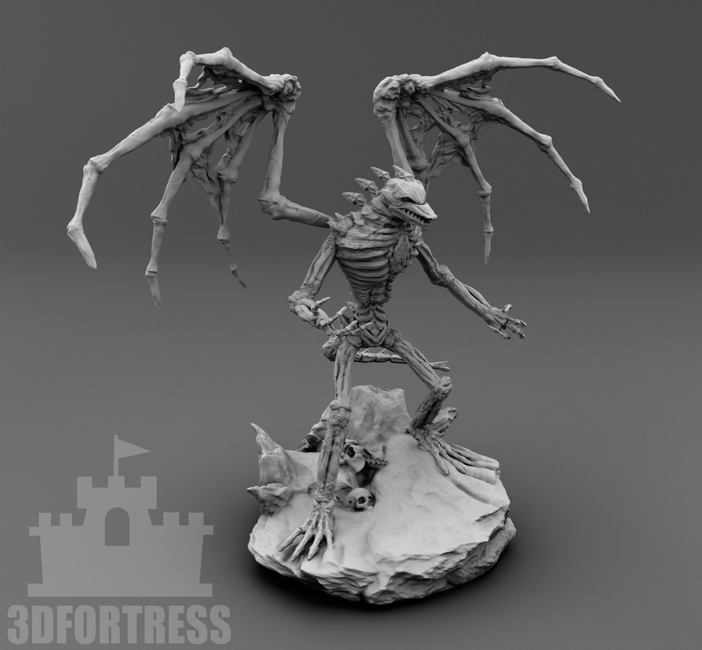 Demon of Lies 3D print model_1