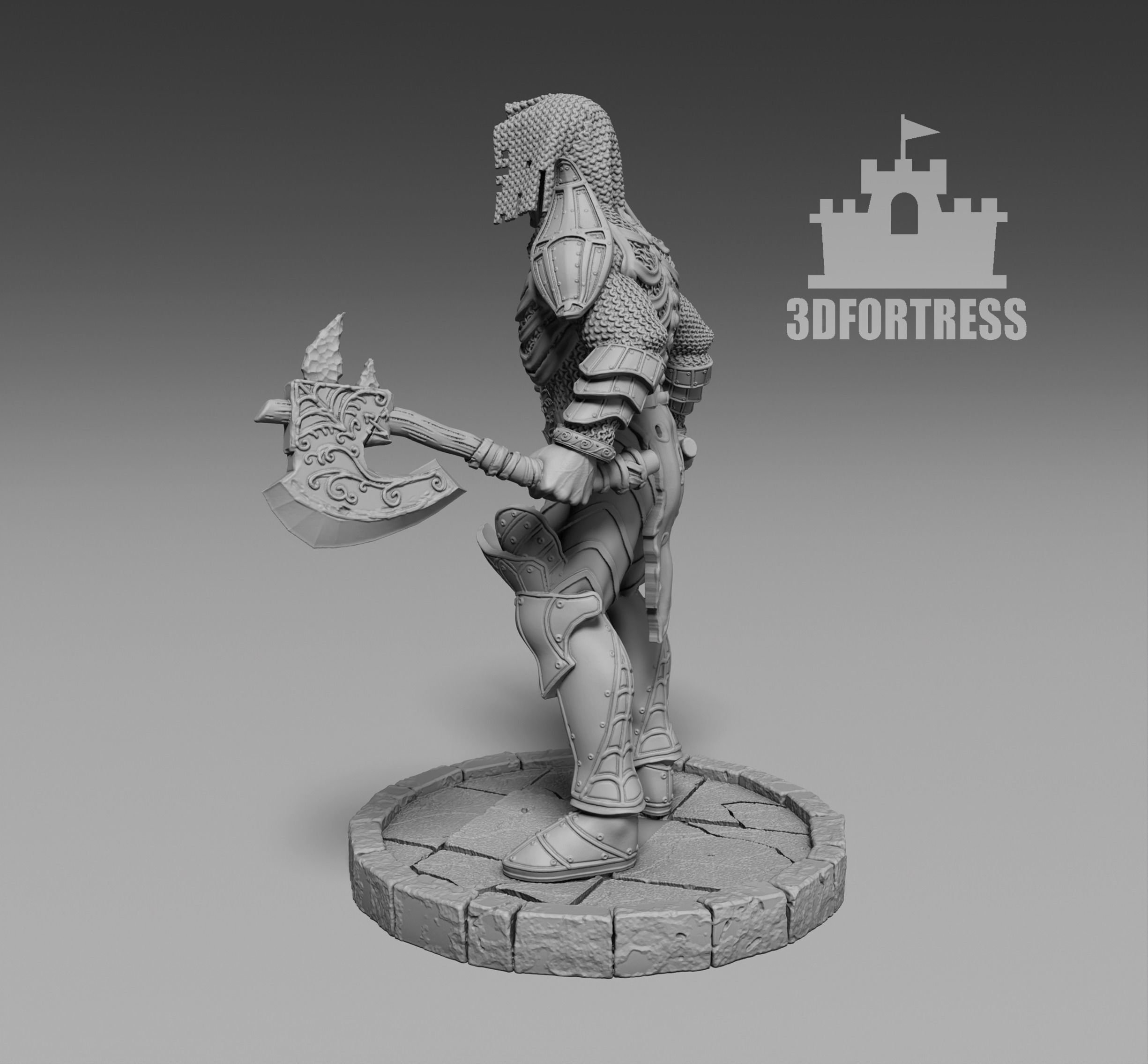 Crypt Guardian 1 3D print model_2
