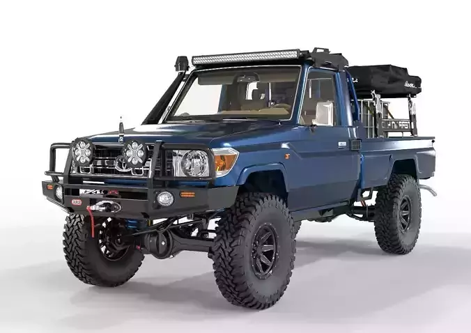 Toyota Land Cruiser Series 79 2023 Pick Up Arb Edition  3D model