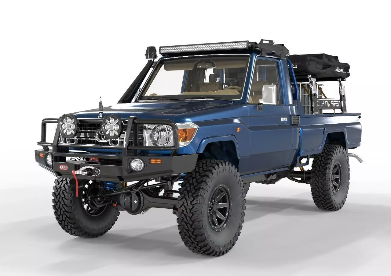 Toyota Land Cruiser Series 79 2023 Pick Up Arb Edition 3D model