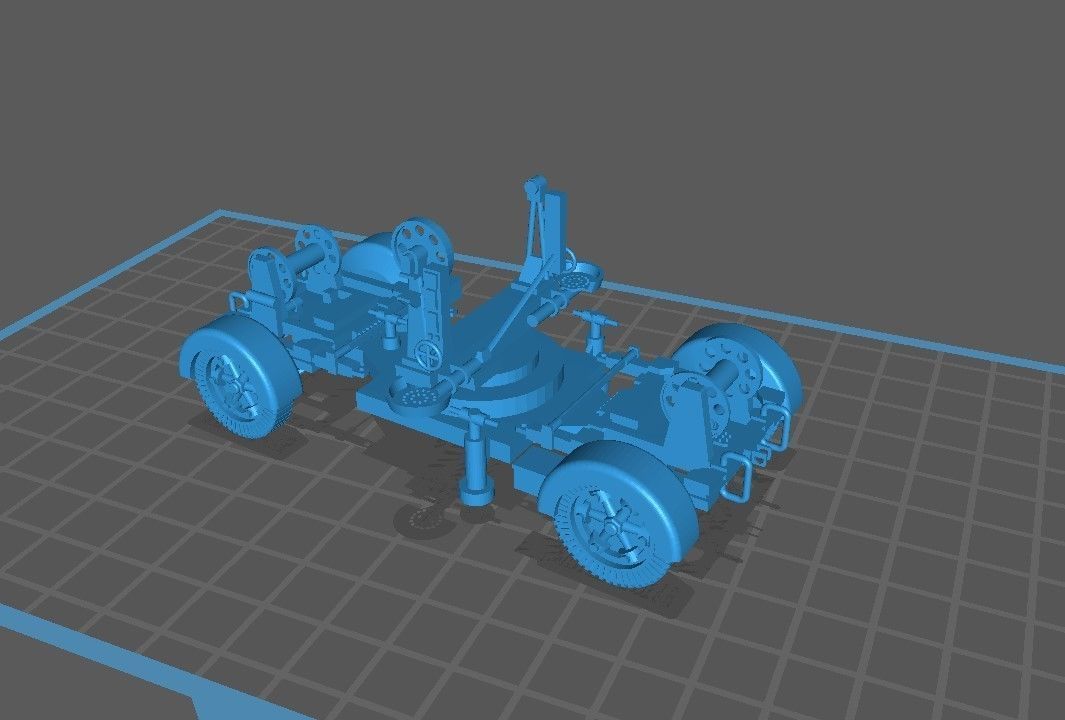 WW2 German 150mm Search light 3D print model_2