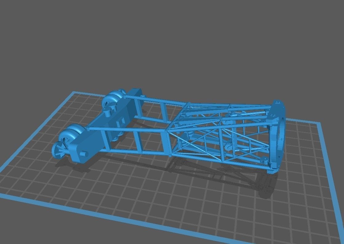 WW2 Field Repair Crane and Gantery 3D model_6