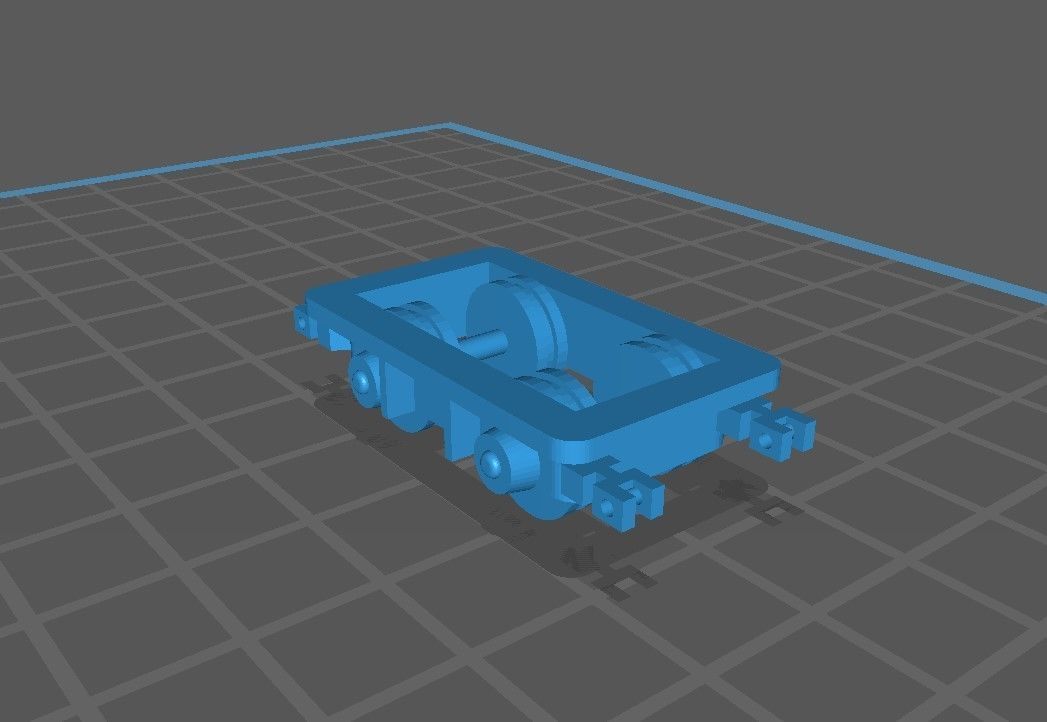 WW2 Field Repair Crane and Gantery 3D model_7