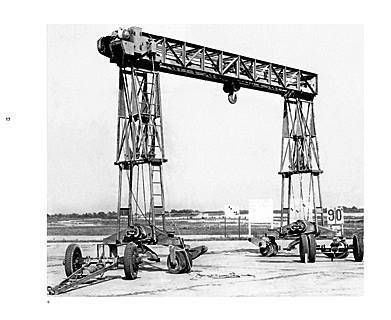 WW2 Field Repair Crane and Gantery 3D model_2