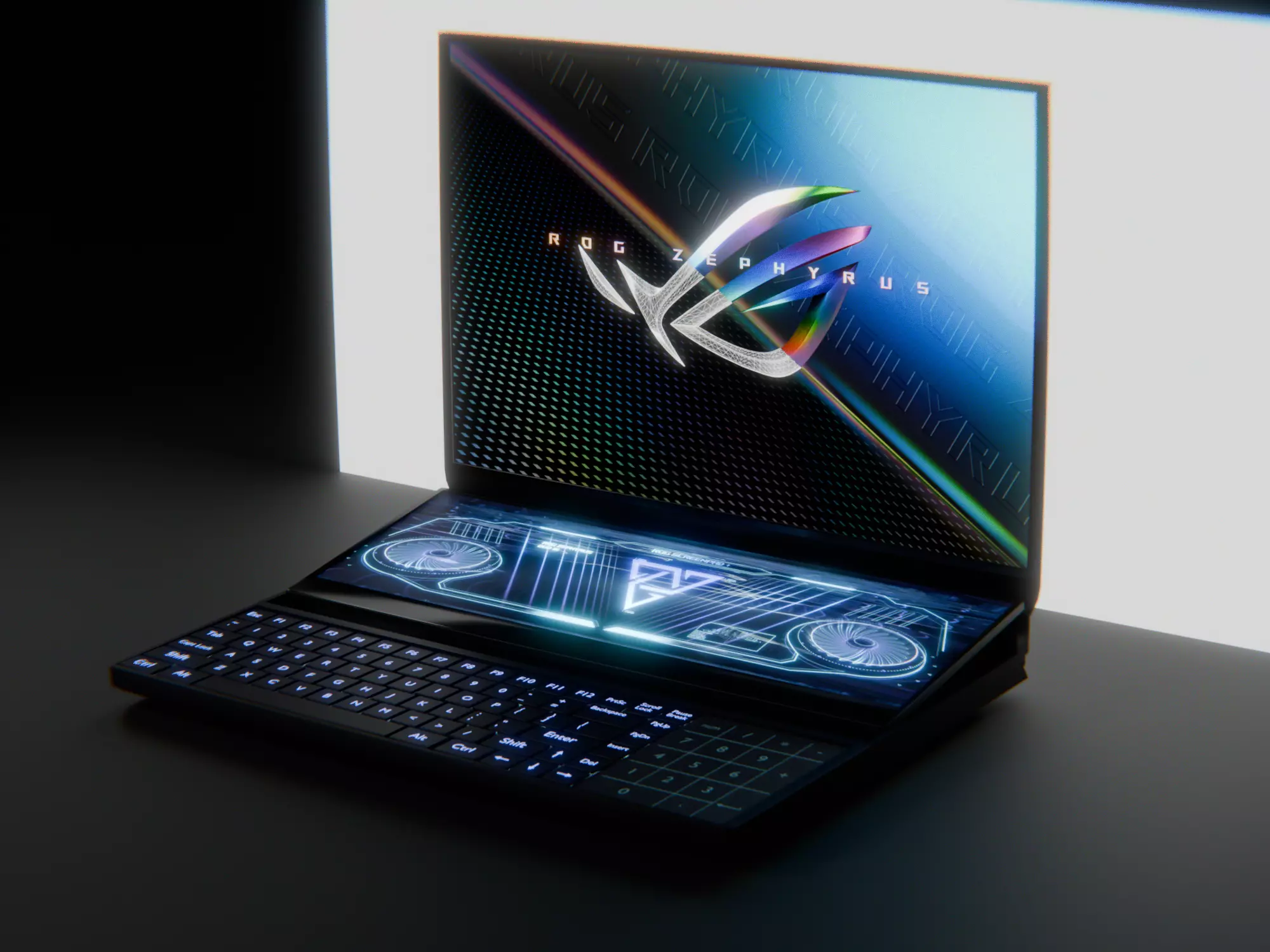 Laptop Asus Zephyrus DUO 16 3D model